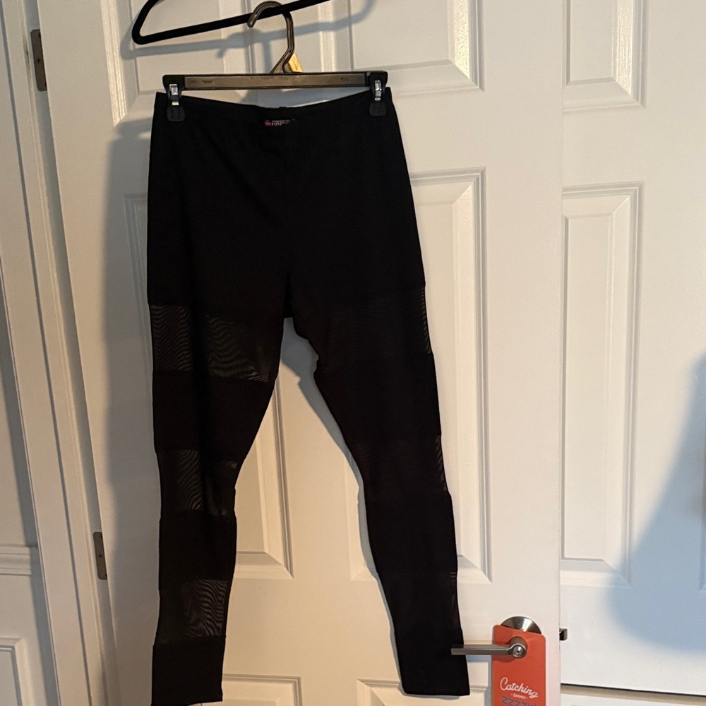 Lipstick Boutique Black Mesh Leggings